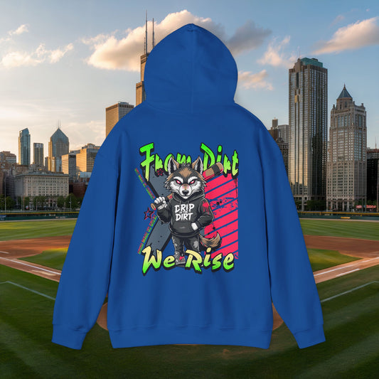 Unisex Streetwear Hoodie - From Dirt We Rise Design