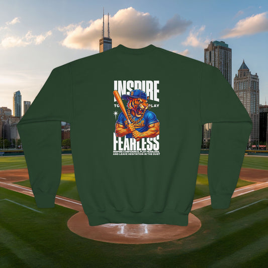 Baseball Lives Beyond Time Youth Sweatshirt