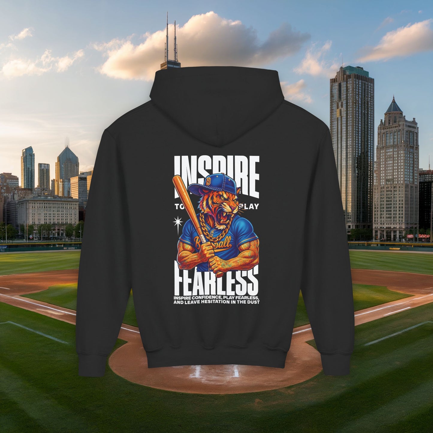 Baseball Beyond Time Youth Hoodie