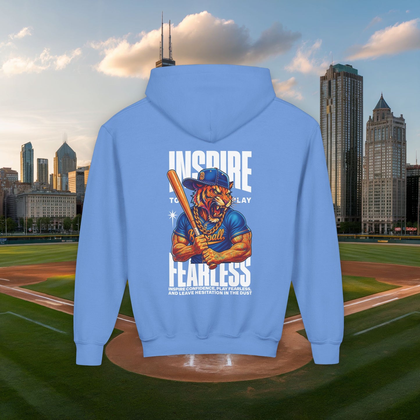 Baseball Beyond Time Youth Hoodie