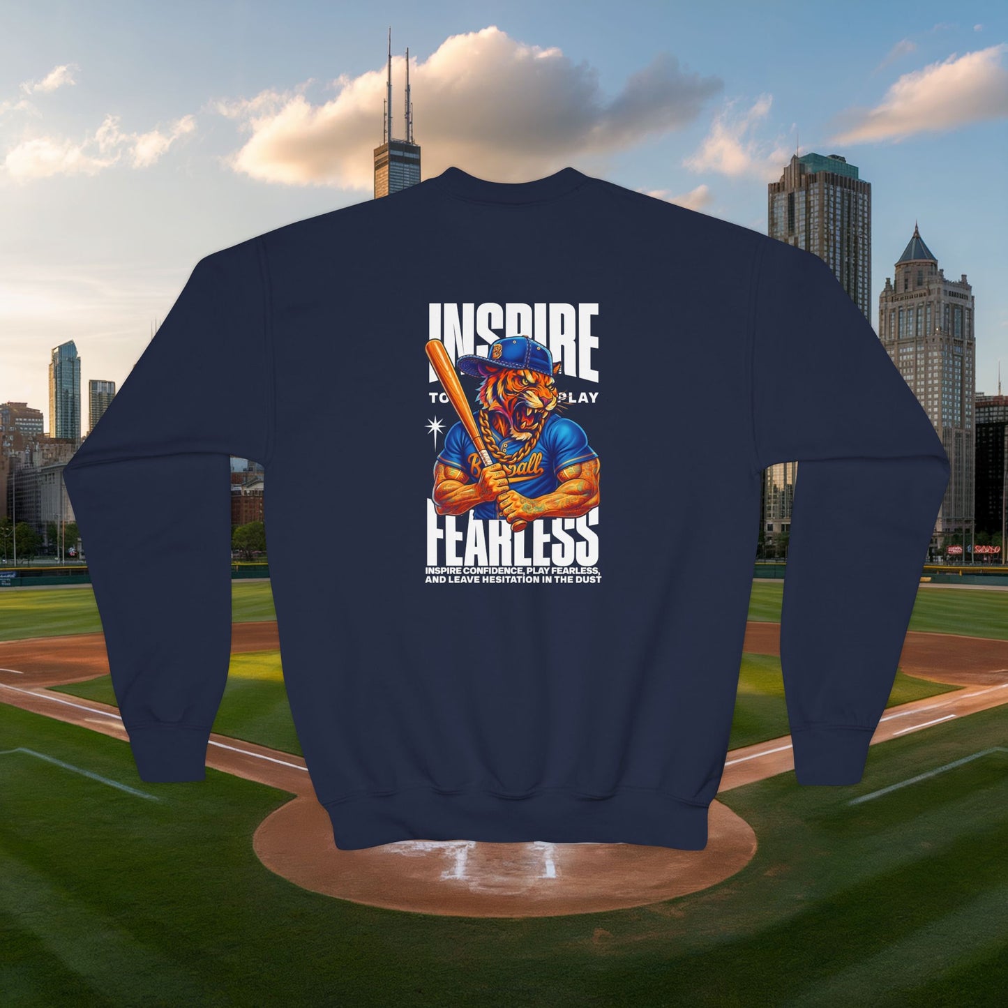 Baseball Lives Beyond Time Youth Sweatshirt