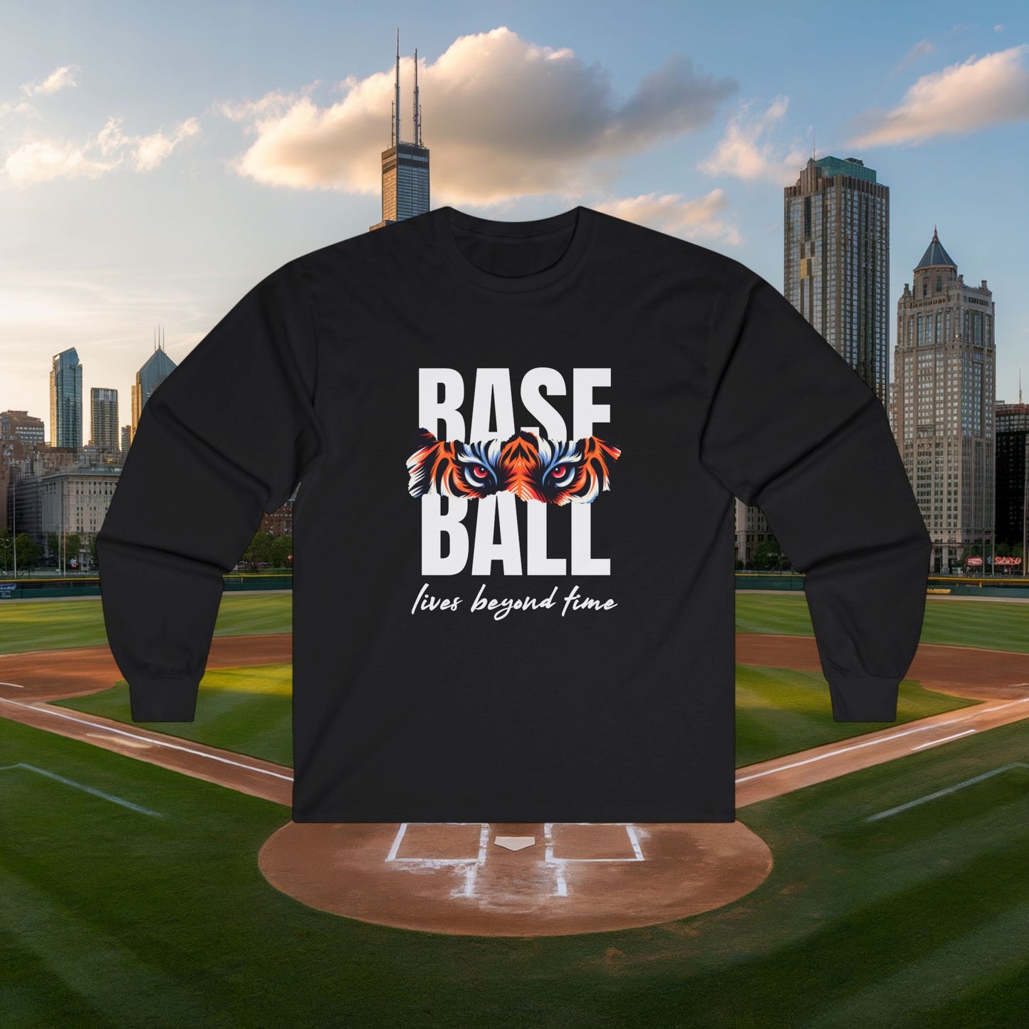 Baseball Lives Beyond Time Long Sleeve Tee
