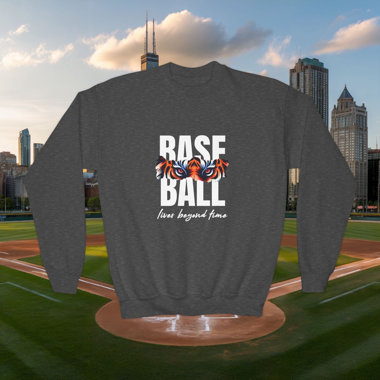 Baseball Lives Beyond Time Youth Sweatshirt