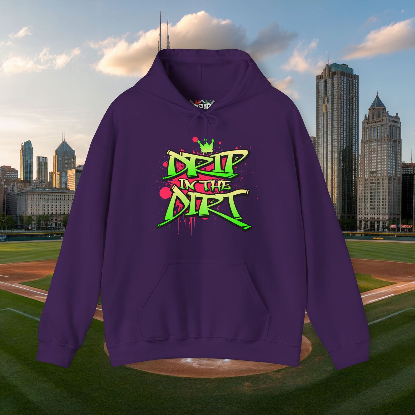 Unisex Streetwear Hoodie - From Dirt We Rise Design