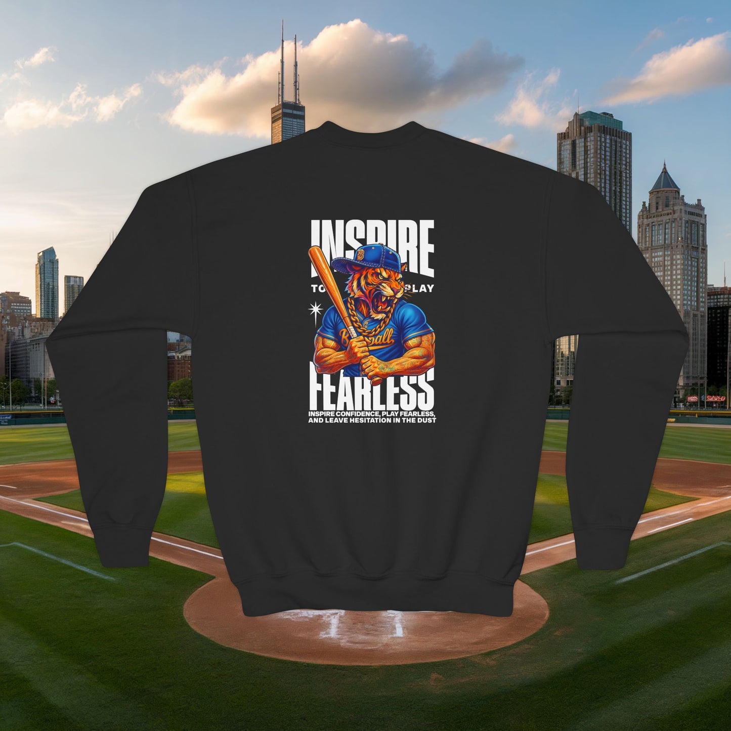 Baseball Lives Beyond Time Youth Sweatshirt