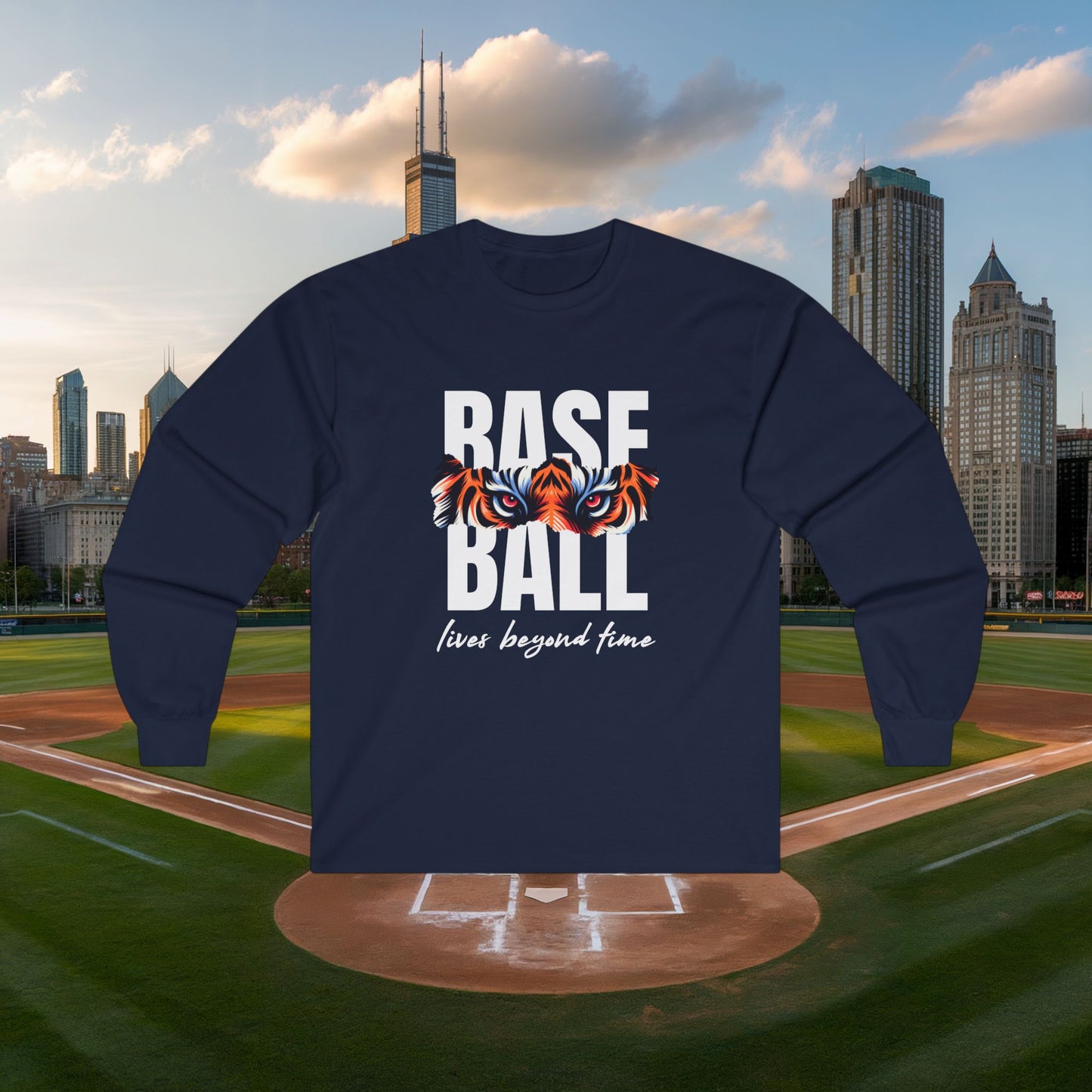 Baseball Lives Beyond Time Long Sleeve Tee