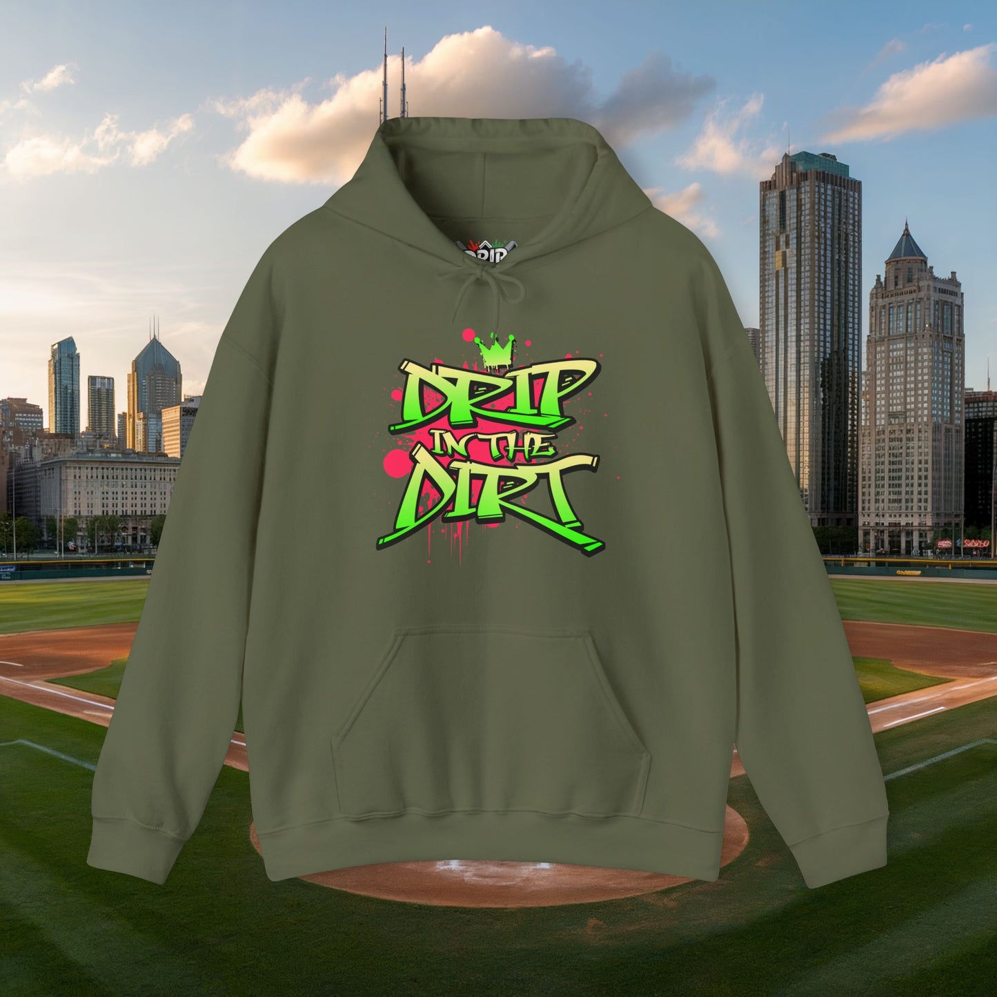 Unisex Streetwear Hoodie - From Dirt We Rise Design