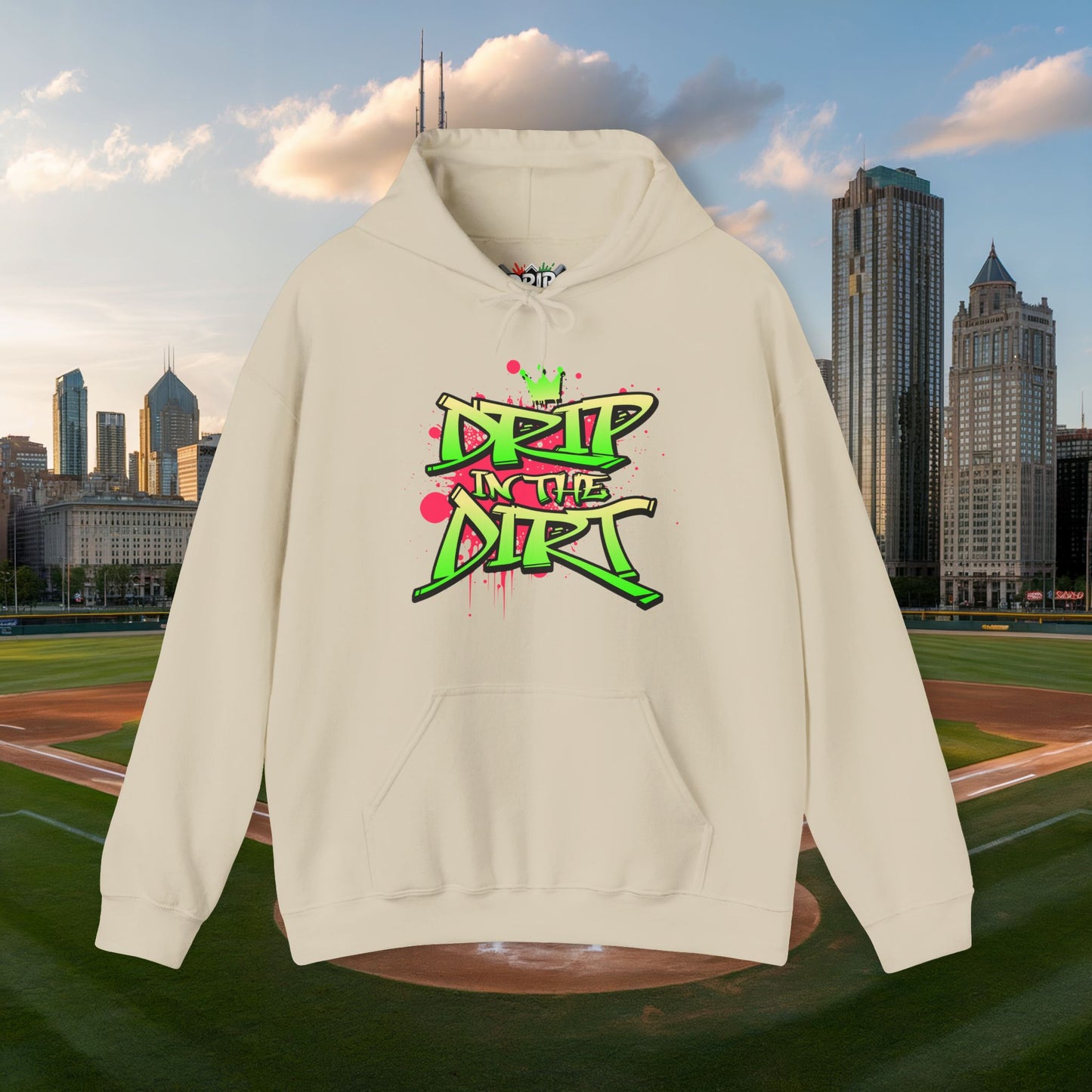 Unisex Streetwear Hoodie - From Dirt We Rise Design