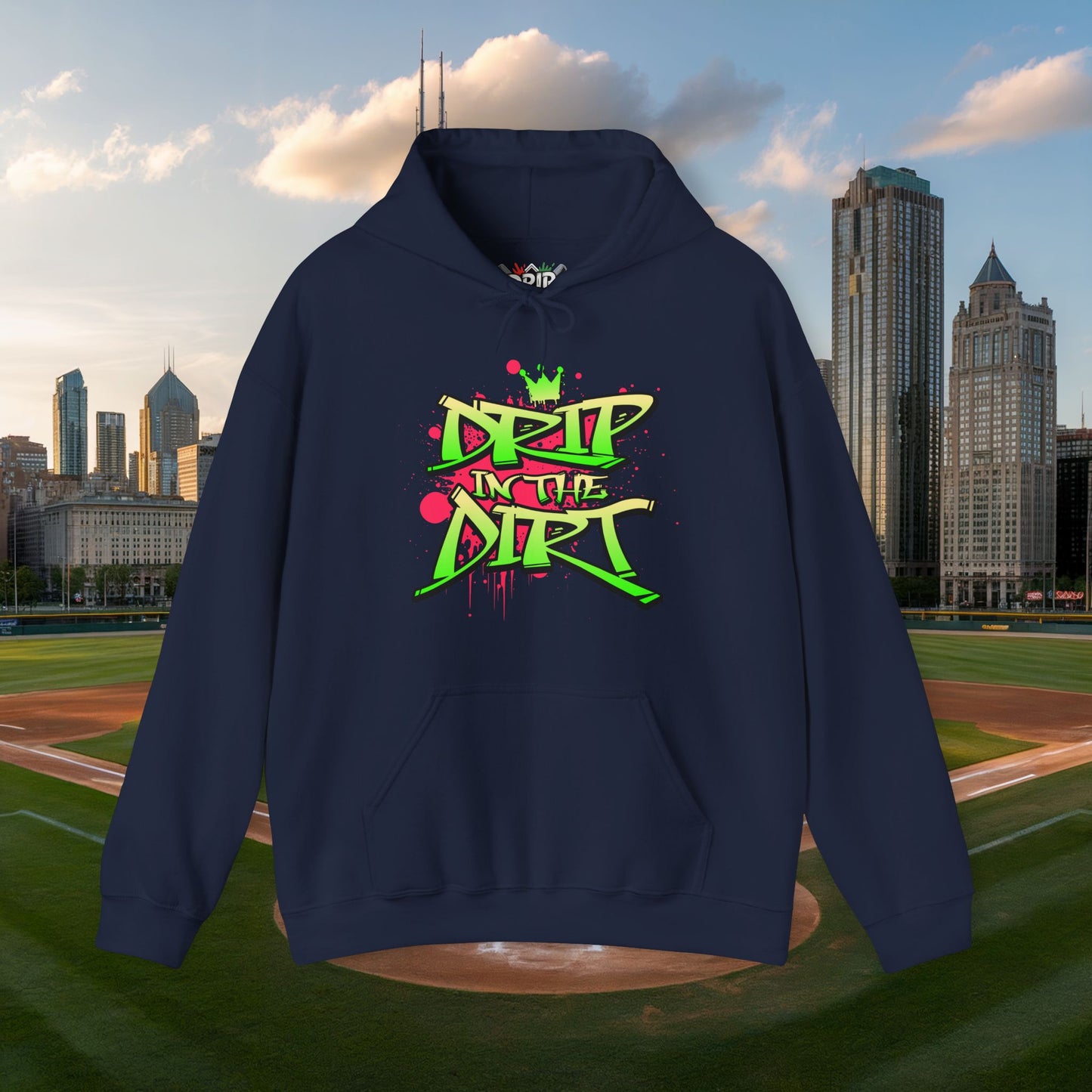 Unisex Streetwear Hoodie - From Dirt We Rise Design