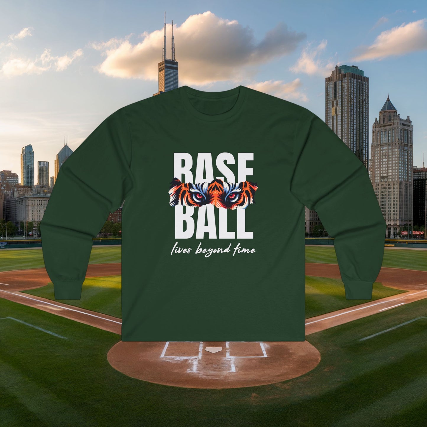 Baseball Lives Beyond Time Long Sleeve Tee